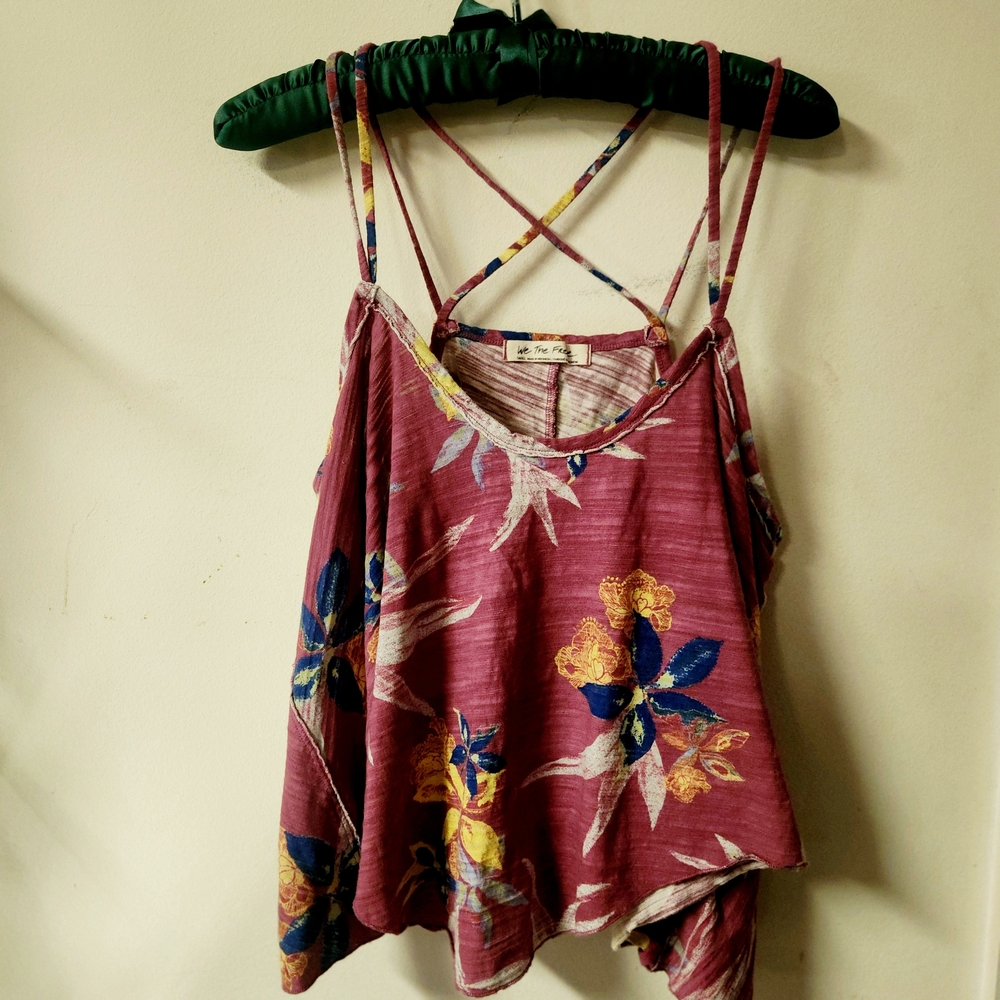 We The Free by Free People Floral Strappy Women Top